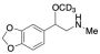 beta-Methoxy-N-methyl-1,3-benzodioxole-5-ethanamine-d3