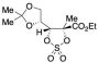 2-C-Methyl-4,5-O-(1-methylethylidene)-D-arabinonic Acid Ethyl Ester Cyclic Sulfate