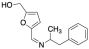 2-(1-Methyl-2-phenyl-ethylimin)-5-hydroxymethyl-furfural