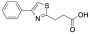 4-Phenyl-2-thiazolepropanoic Acid