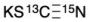 Potassium Thiocyanate-13C,15N
