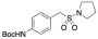 (4-((Pyrrolidin-1-ylsulfonyl)methyl)phenyl)carbamic Acid tert-Butyl Ester