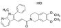 1,2,3,4-Tetrahydro-6,7-dimethoxy-2-[(2E)-3-(1-methyl-2-phenyl-1H-pyrrolo[2,3-b]pyridin-3-yl)-1-oxo-2-propenyl]-isoquinoline Monohydrochloride