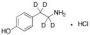 p-Tyramine-d4 Hydrochloride