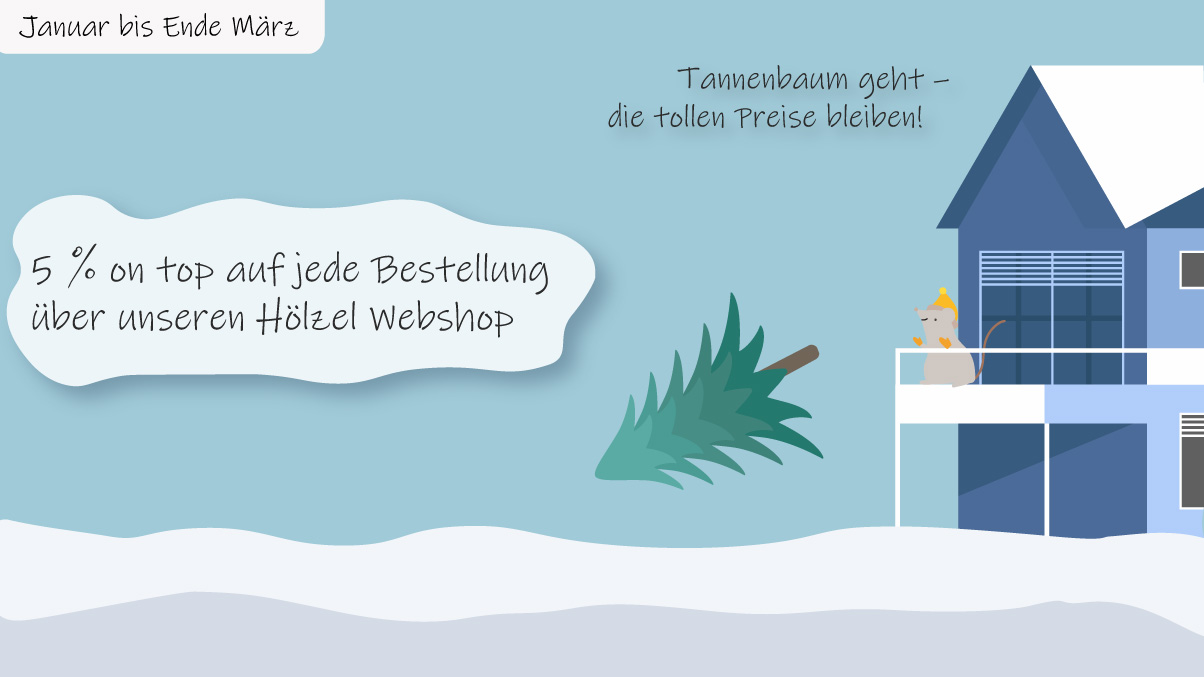 5% zusätzlich auf jede Bestellung